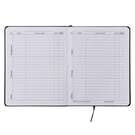 Universal Diary for EXTRA 1-11, integral cover, artificial leather, silkography, lies, 80 g/m2-4