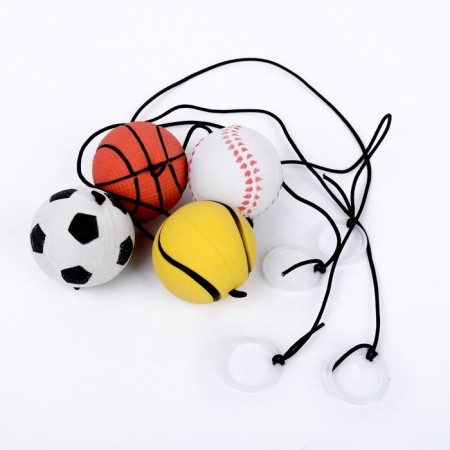 Soft ball "Sport", 4 cm, elastic band, mix