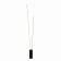 Taleser Mantra Vertical, Led, 2600lm, 3000k, 1800 mm, black color
