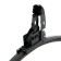 Brush wiper brush “A”, 23 ”/ 580 mm, frameless, 4 adapters