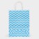 Craft package, blue, "broken lines", 27 x 21 x 11 cm