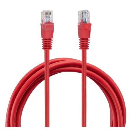 Buro UTP 4 pairs CAT5E CCA Molded 1.5m Red RJ-45 (M) -RJ-45 (M)-1