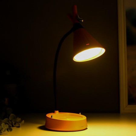 A table lamp with a dimmer 16299/1yl LED 4W USB AKB 3000-6000K yellow 12.3x12.3x37 cm Risalux 544-4