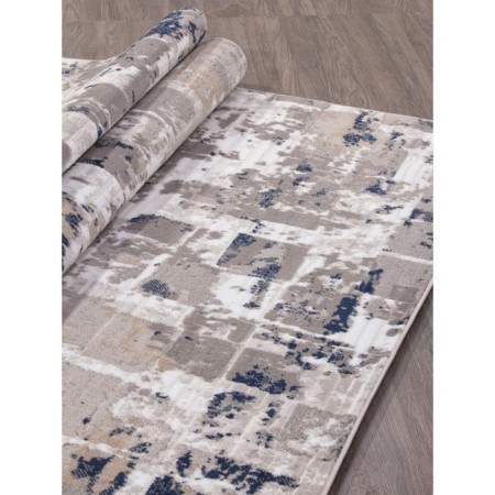 Rectangular carpet Merinos Richi, size 200x300 cm, color Gray-Blue-2