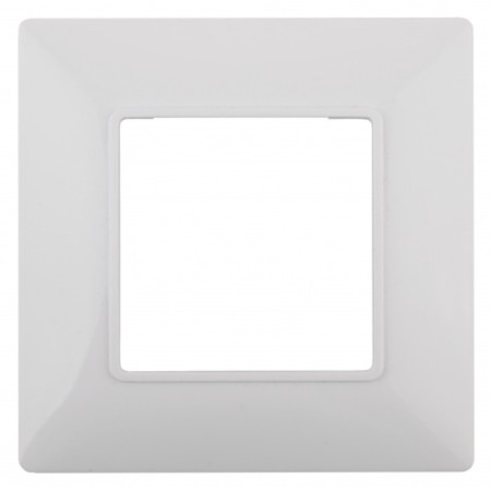 The frame for the circuit breaker for 1 post, era Elegance, white