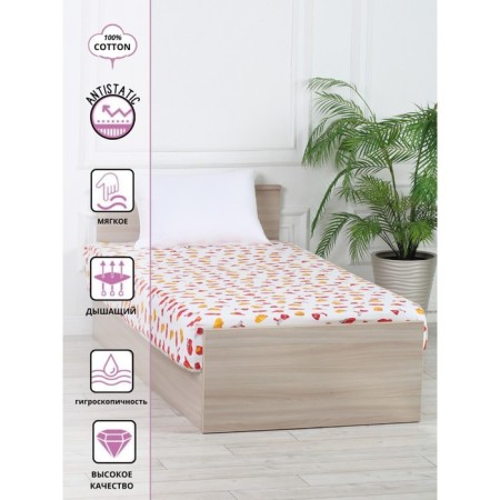 Bishop on the elastic band "Firefighters", size 140x200x25 cm-2