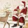 New Year's towel "Ethel" Christmas Forest 40x73 cm, 100% HL, sarzha 190 g/m2