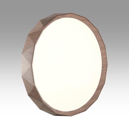 Lamp ZIF Wood LED 48W 3000-6000K D385 IP43, with PDU-1