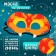 New Year! Carnival set "Cool snake", cape, mask, red color