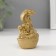 NECKE Polystone "Cobra on a ingot of iambic with a Chinese coin" for bronze 4x5.7x7.5 cm