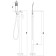 LEMARK Unit LM4544C bath mixer, single -leaf, pour 350 mm, watering can, chrome