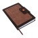 The diary is notathered, A5, 140l, cage, region, on the button, gray/brown