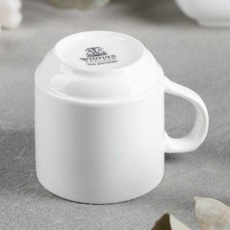 Porcelain porcelain porcelain Wilmax, 250 ml, white color-1