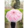 Herbera umbrella, semi-automatic, with whistle, r = 41cm, pink color