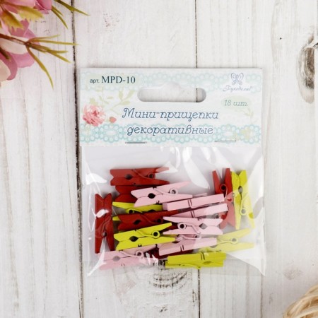 Set of decorative mini-trumpers "needlework" 18 pcs, mix-2
