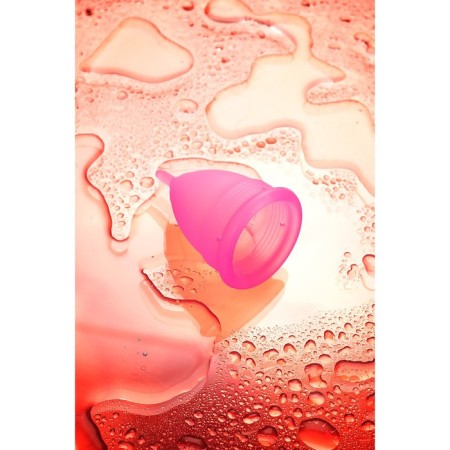 Hygienic menstrual bowl Eromantica, silicone, purple color, s-5