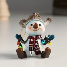 Souvenir Polystone Snowman 