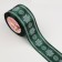 Satin tape "Snowflakes", 50 mm, 23 ± 1 m, green color No. 56