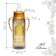 Gold Baby feeding bottle, classic throat, with handles, 250 ml., 0 months, gold collection