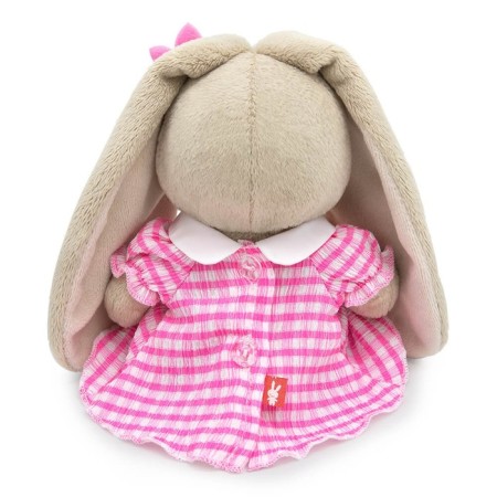 Soft toy "Bunny Mi", in a dress made of greedy fabric, 15 cm-2