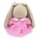 Soft toy "Bunny Mi", in a dress made of greedy fabric, 15 cm