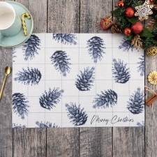 New Year's napkin on the Christmas table 40x29 cm
