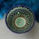 Rishtan ceramics "flowers" 15 cm, small, blue
