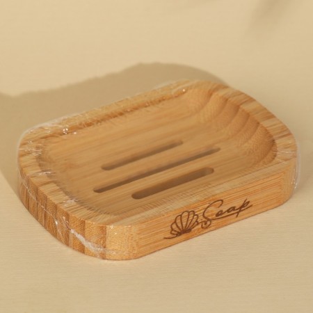 Soap "Soap", round, made of wood, bamboo-6