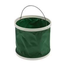 Folding bucket, 9 l, green