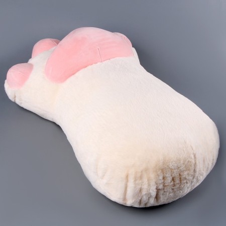 Soft toy "paw", 70 cm, milk-beam-beige color-4