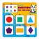 The puzzle is wooden. Repeat the “geometric figures”, developing games for children