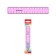 Line 15 cm Erichkrause "Pastel", plastic, bilateral scale, opaque, pink, euro suspension