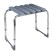 Bathroom stool with adjustable Pro height, gray