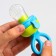 Nibbler with silicone mesh, rotating piston, blue color
