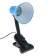 E27 desktop lamp, light regulatory, on a clamp (220V) blue (108a) Risalux