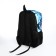 School backpack from textiles on lightning, 3 pockets, blue color