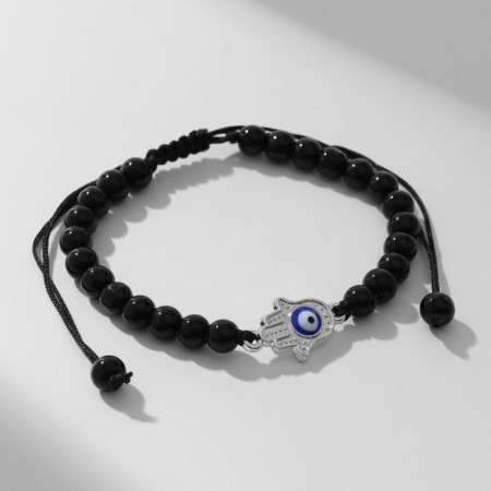 Bracelet-reinforcing "beads" Hams's hand, black color-3