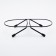 A set of 2 bowls on a stand, 2 x 100 ml, black stand