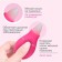 Children's nasal aspirator, with a cap, pink color