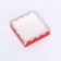 Box for cookies, red, 12 x 12 x 3 cm