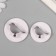 Cathers for polymer clay "bird" set 2 pcs d = 4 cm 4.7 cm
