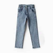 Jeans for the boy, the color is blue, height 152 cm