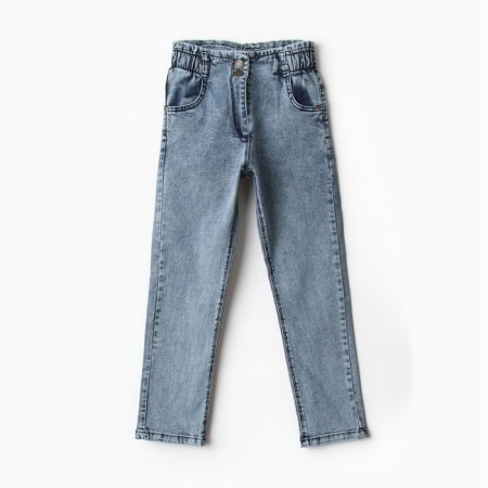 Jeans for the boy, the color is blue, height 152 cm