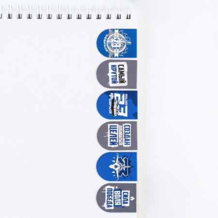 Magnetic bookmarks, 6 pcs "From February 23"-4