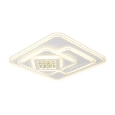 LED ceiling LED with crystal Ambrella Light, Ice, FA255, LED, 118 W, 8850LUM, 3000-6400K, white, matte color-2