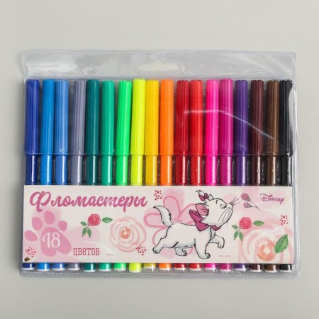 Flomasters 18 colors "Marie", cats aristocrats-2