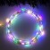 Garland "thread" 5 m Rosa, IP20, silver thread, 100 LED, glow of multi, 2 modes, AAH3