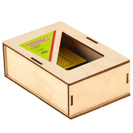 Wooden cards "Figures" set of 15 cards: 5.5 x 8.3 cm-9