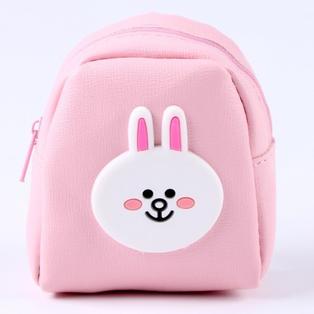 Bag for the doll "Cute rabbit", pink color
