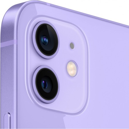 Smartphone Apple A2403 iPhone 12 128GB 4GB Violet Monoblok 3G 1SIM 6.1 "1170x2532 iOS 15 12MPIX-2